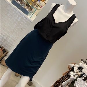 Wilfred silk lowarmhole button down racerback tank